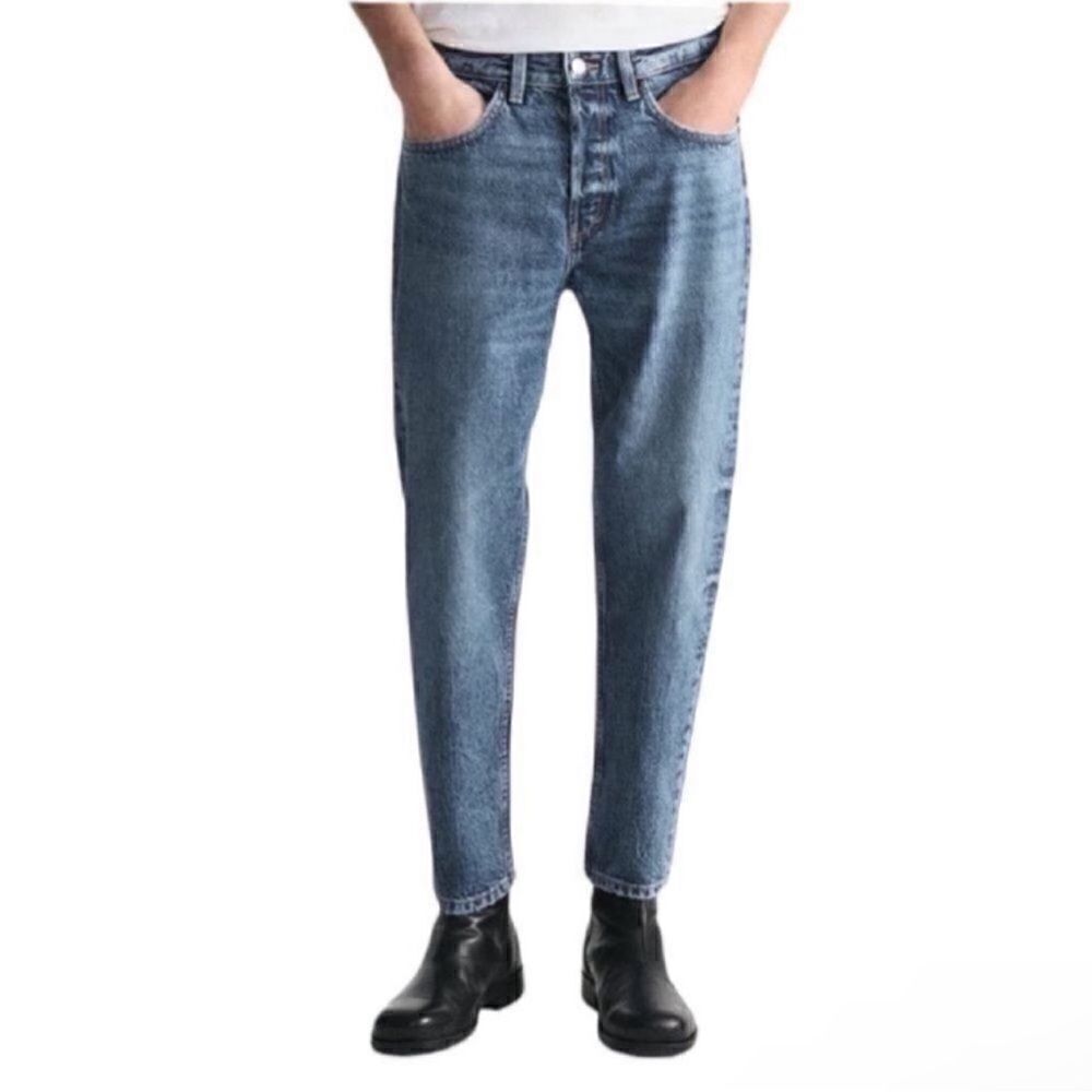 Zara 1985 The Crop Mens Blue Jeans(Size 36)
